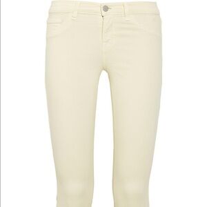 𝅺jbrand NET A PORTER PALE YELLOW SKINNY JEANS SZ 24